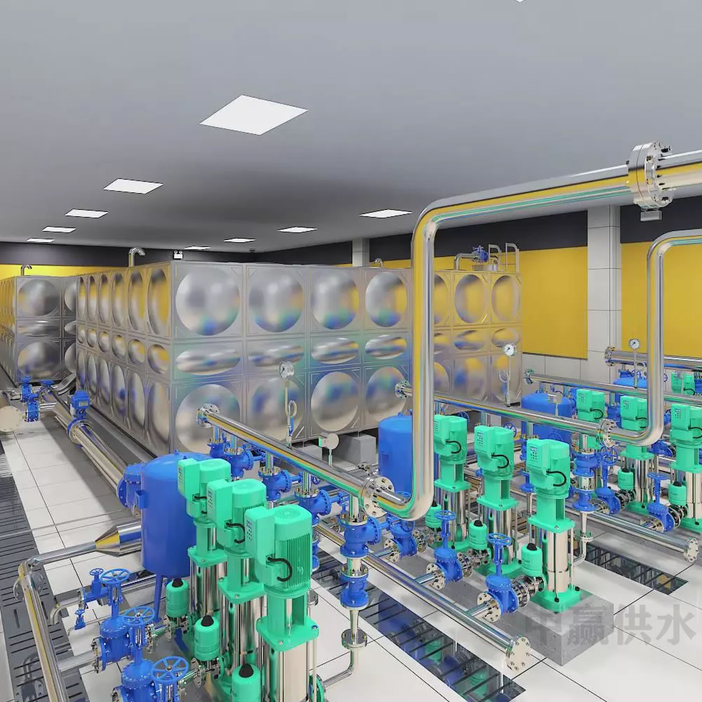 高層小區(qū)二次供水設(shè)備的工作原理和工作流程是什么?